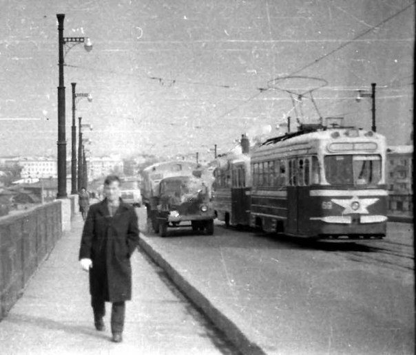 Иркутск, мост им. Ленина (ныне Глазковский). Фото советского периода - bmOLZw_LZO8.jpg bmOLZw_LZO8.jpg