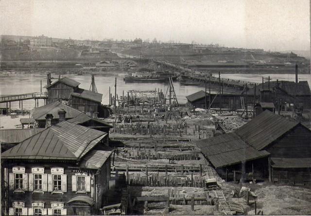 Общий вид постройки на кануне передачи Мостотресту. Июнь 1934г.