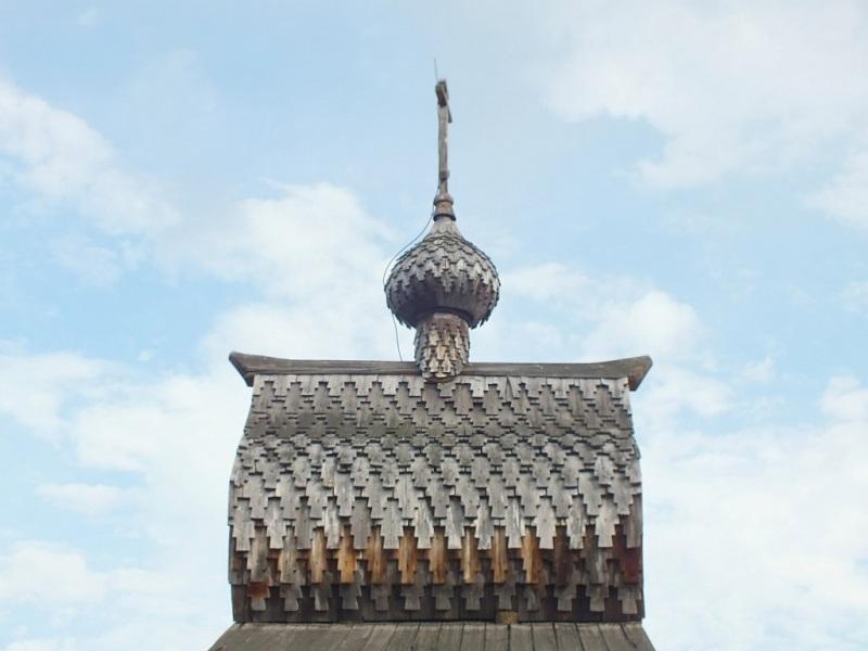 Казанская церковь из Илимского острога в музее-заповеднике &quot;Тальцы&quot;
