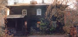 Вид дома со двора, ок. 2000 года