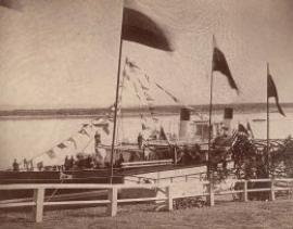 Цесаревич на пароходе «Св. Николай». 1891 г. Фото П.А. Милевского