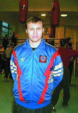 Чемпион СССР по боксу усольчанин А. Пакеев