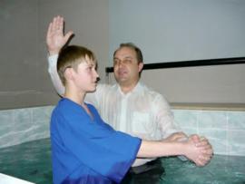 Водное крещение в Иркутске