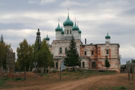 Церковь в селе Верхоленск.