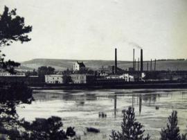 Вид на Хайтинскую фарфоровую фабрику. Начало ХХ века