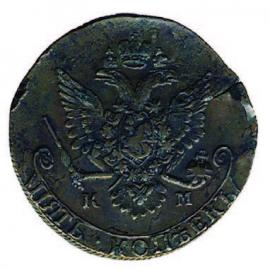 Монета чеканки 18 века