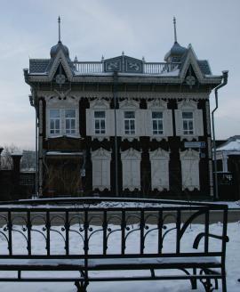 Дом Шастиных ("Кружевной дом") в Иркутске. Дом построен в конце XIX в.
