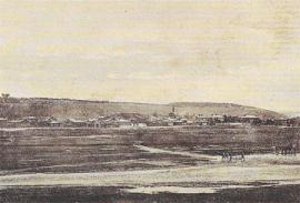 Фотография правого берега реки Ушаковка с видом на пивоваренный завод Ф.Ф. Доренберга