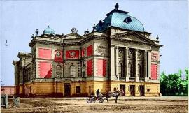 Здание иркутского городского театра. Вид слева. До 1917