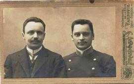 Авраам с братом Иосифом. 1903. Варшава. Из семейного архива Домбровских