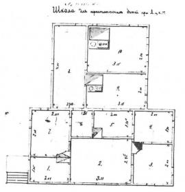 План школы для арестантских детей. Нач. 1890-х гг. ГАИО