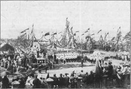 Торжественная закладка памятника в Иркутске 22 июня 1903 г.