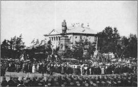 Торжественное открытие памятника Александру III. 30 августа 1908 г.