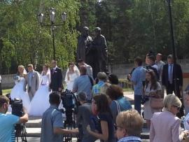 Памятник Петру и Февронии в Ангарске