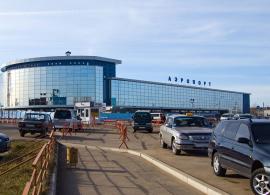 Вид на вокзал аэропорта "Иркутск"