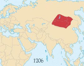 Экспансия Монгольской империи, интерактивная карта