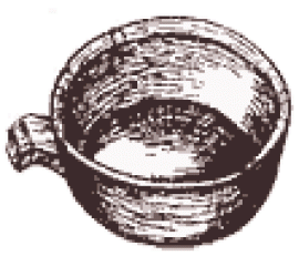 Кружки для чая такша — небольшие, круглой формы, глубокие, выдолблены из капа или дерева, с небольшой ручкой. 